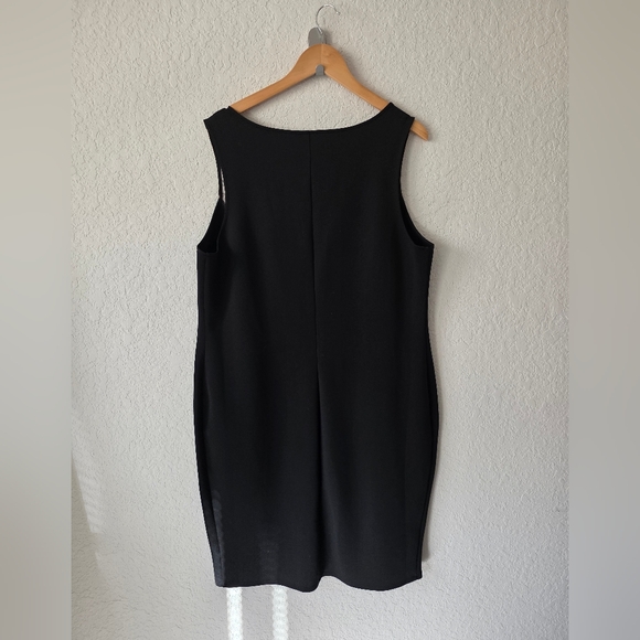 Torrid Dress Women's 3 Leopard Color Block Round Neck Sleeveless - Picture 4 of 8